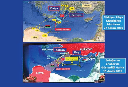 Erdoğan'ın A Haber'de gösterdiği haritayla Resmi Gazete'deki arasında neden fark var? - Resim: 1