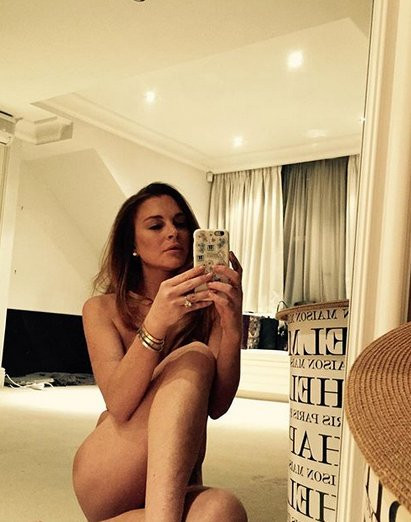 Lindsay Lohan bu defa çamaşırlı - Resim: 1