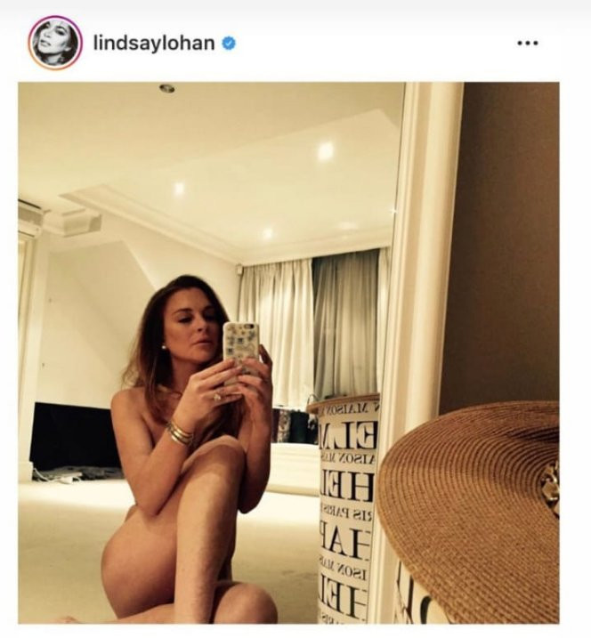 Lindsay Lohan’dan yeni yaşa çıplak merhaba - Resim: 1