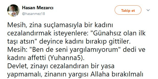 Kendini Mesih ilan eden Hasan Mezarcı’dan Erdoğan’a zina tepkisi - Resim: 1
