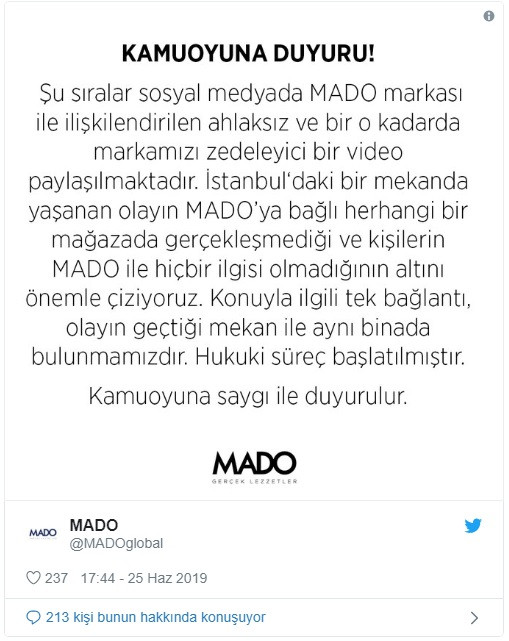 Mado'da cinsel ilişki skandalı iddiası! - Resim: 1