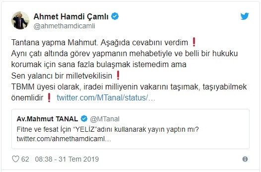 Mahmut Tanal ile Ahmet Hamdi Çamlı'nın Yeliz kavgası! - Resim: 1
