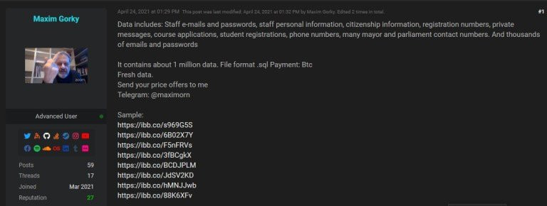 AK Partili Belediyeye Siber Saldırı: 1 Milyon Kişinin Kimlik Bilgileri Çalındı