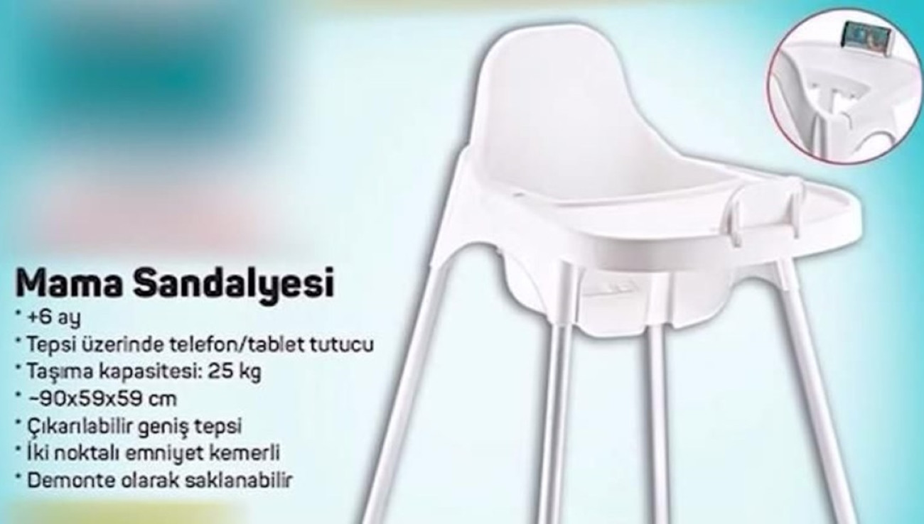 Tablet tutacaklı bebek sandalyesi saatler içinde tükendi - Resim: 1