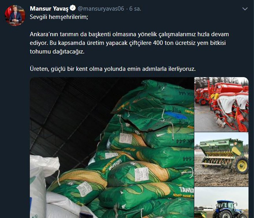 Mansur Yavaş duyurdu: Bedava dağıtılacak - Resim: 1