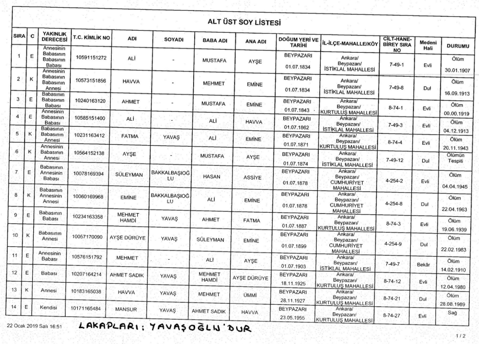 Ankara'da soy ağacı kavgası: Özhaseki'nin soyadı neden değişti? - Resim: 2