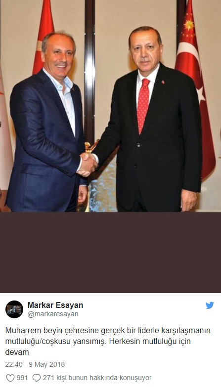 Markar Esayan: Muharrem Bey'in çehresine gerçek bir liderle karşılaşmanın mutluluğu yansımış - Resim: 1