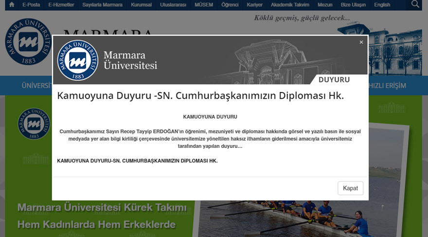 Erdoğan’ın diploması hakkında açıklama! - Resim: 1