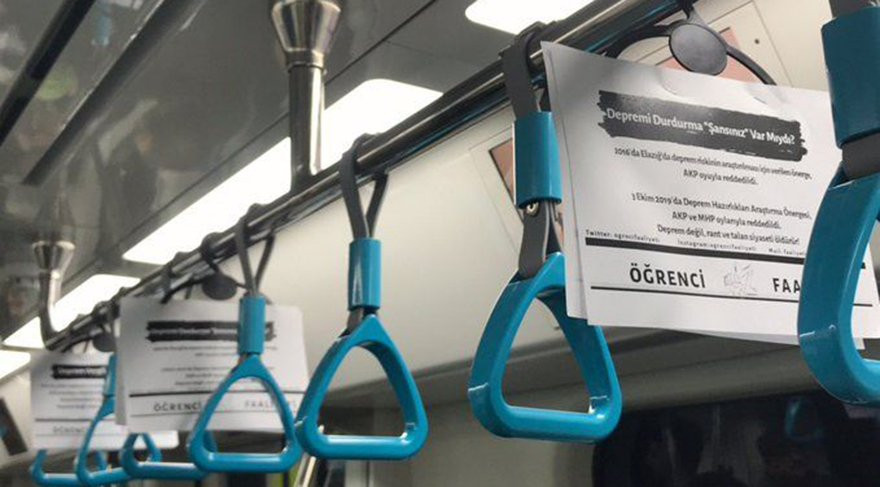 Marmaray’da, deprem vergileri nerede eylemi! - Resim: 1
