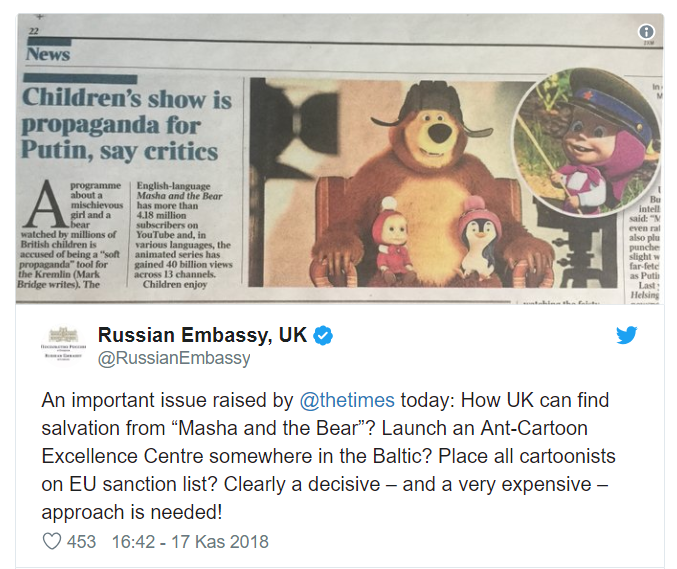 Maşa ile Koca Ayı Putin propagandası mı? - Resim: 1