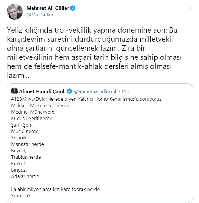 Cumhuriyet Yazarından Yeliz Lakaplı Ahmet Hamdi Çamlı'ya Tarih Dersi - Resim: 1