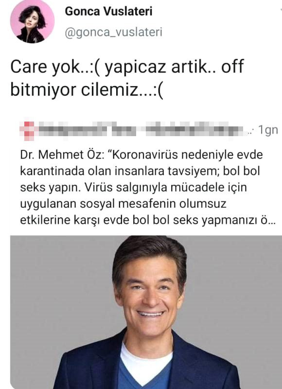 Doktor Mehmet Öz’ün cinsel ilişki önerisine Gonca Vuslateri’nden cevap geldi - Resim: 1