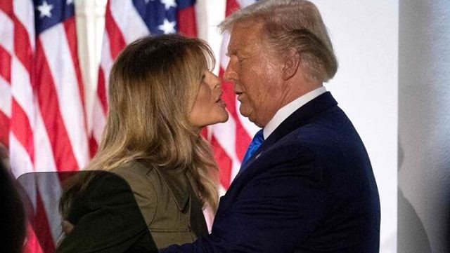 Melania Trump Donald Trump'ı dudağından öptürmedi - Resim: 2