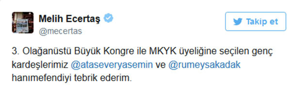 AK Parti MKYK'da dikkat çeken iki isim - Resim: 1