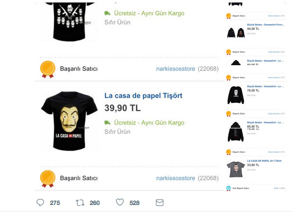 Melih Gökçek, La Casa De Papel'in peşini bırakmıyor: O tişörtler... - Resim: 2