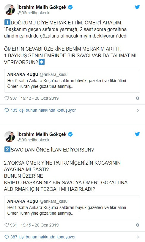 Melih Gökçek'ten flaş çıkış: Emrinde savcı mı var? - Resim: 1