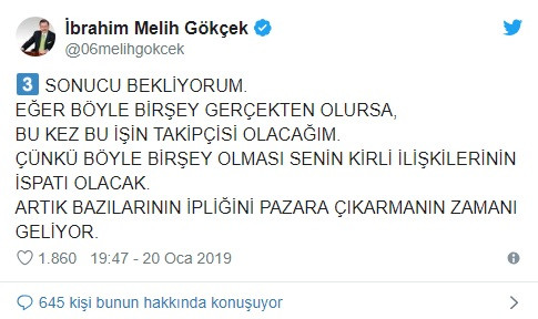 Melih Gökçek'ten flaş çıkış: Emrinde savcı mı var? - Resim: 2