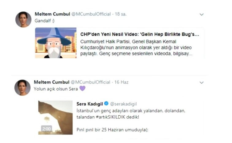 Meltem Cumbul yaptığı paylaşımlarla oyunun rengini belli etti - Resim: 1