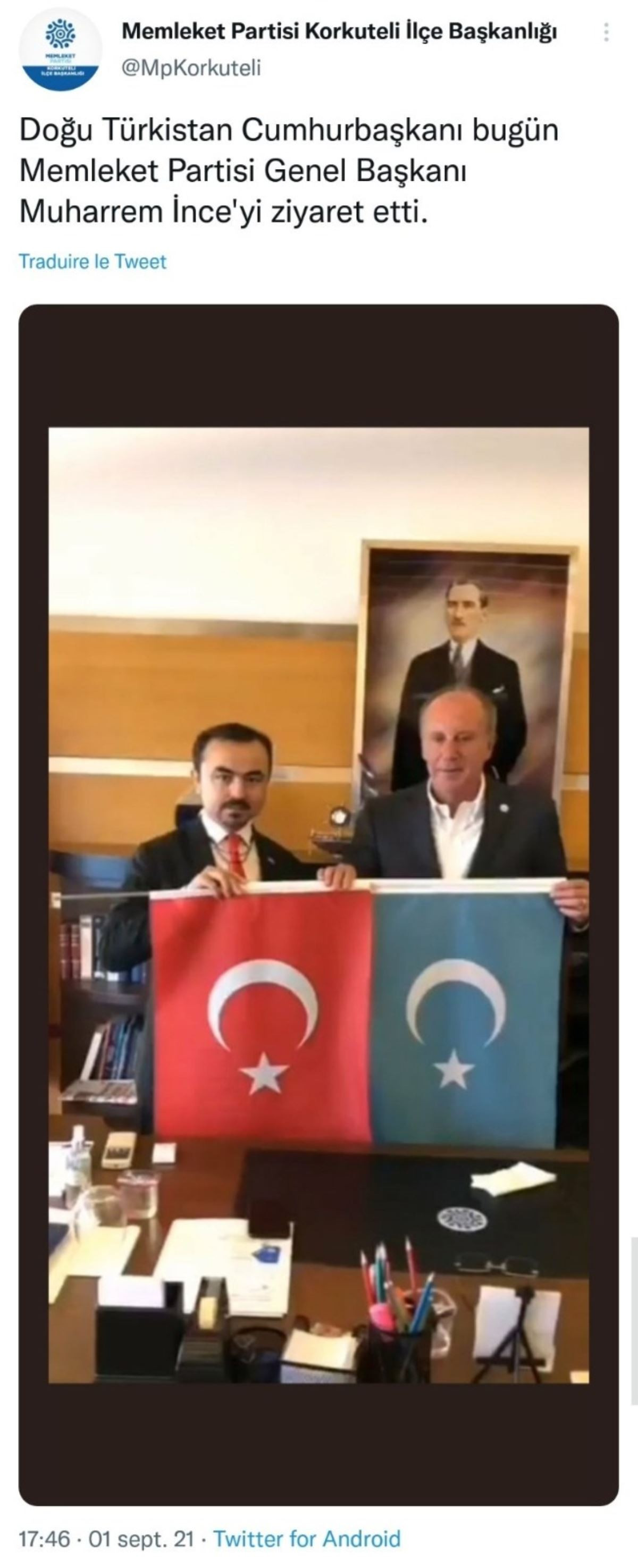 Sahte Cumhurbaşkanı, Muharrem İnce ile de Görüşmüş - Resim: 1