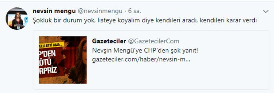 Nevşin Mengü'den CHP açıklaması: Benlik bir durum yok - Resim: 2