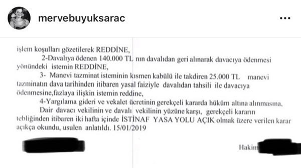 Merve Büyüksaraç: Acun'a karşı davayı kazandım - Resim: 2