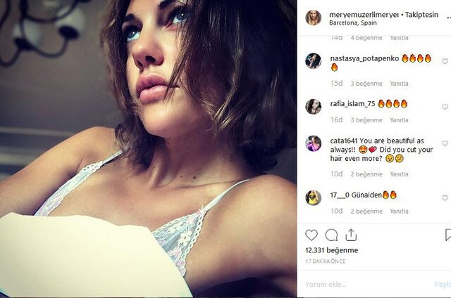 Meryem Uzerli'den iç çamaşırlı paylaşım - Resim: 1