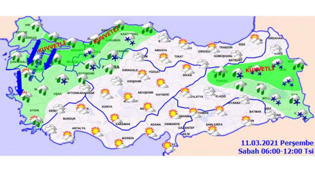 Meteoroloji'den İstanbul için Sarı Kodlu Uyarı: Kuvvetli Sağanak Yağış - Resim: 1