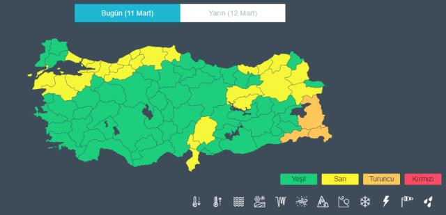 Meteoroloji'den İstanbul için Sarı Kodlu Uyarı: Kuvvetli Sağanak Yağış - Resim: 2