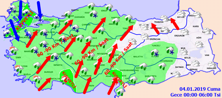 Meteoroloji uyardı: Kara kış bu gece Türkiye’yi vuracak - Resim: 1