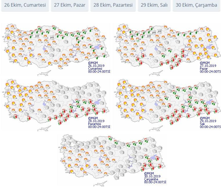 Meteoroloji’den sağanak yağış uyarısı! - Resim: 1