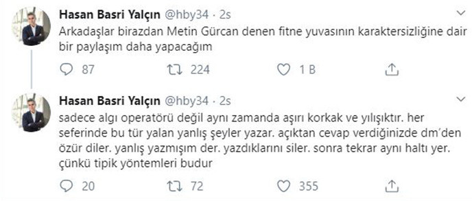 Metin Gürcan, Sabah yazarını düelloya davet etti! İster silah, ister bıçak... - Resim: 1