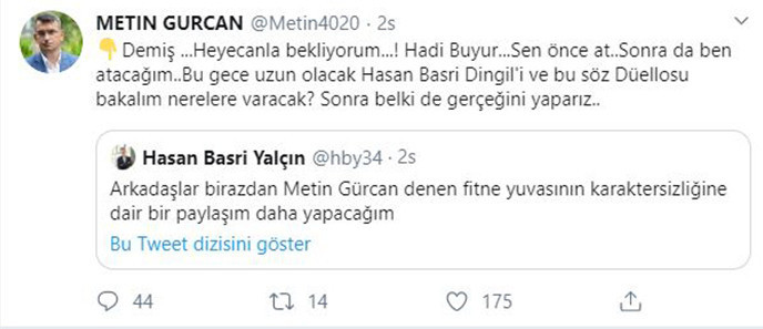 Metin Gürcan, Sabah yazarını düelloya davet etti! İster silah, ister bıçak... - Resim: 2