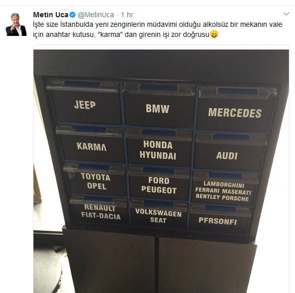 Metin Uca'dan zenginler kulübünden ilginç paylaşım - Resim: 1