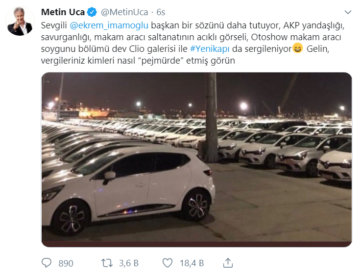 Metin Uca'dan binlerce beğeni alan Yenikapı paylaşımı - Resim: 1
