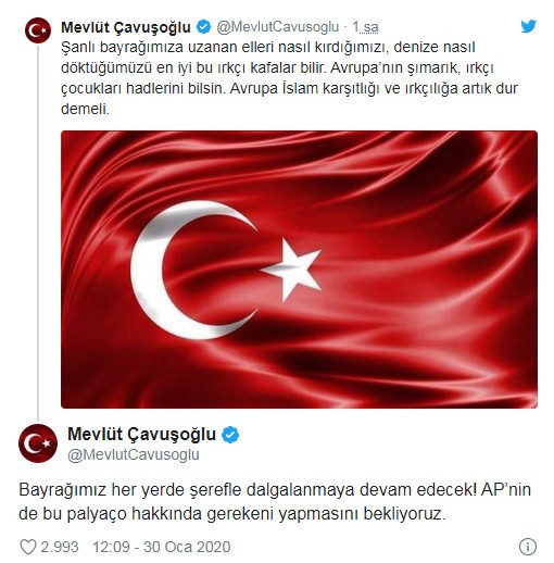 Faşist Yunan vekil Türk bayrağını yırttı! Türkiye'den sert tepki - Resim: 1