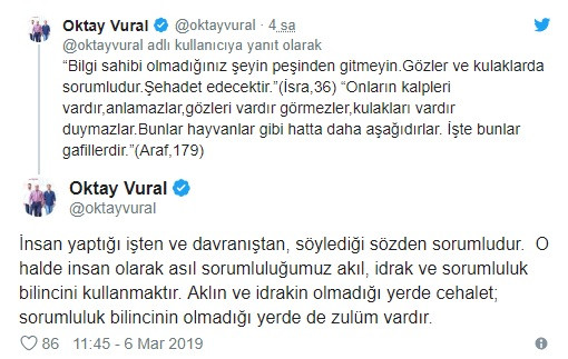 MHP'li Vural'dan AK Partili vekillere tepki: Ne ekerseniz onu biçersiniz - Resim: 4