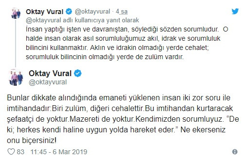 MHP'li Vural'dan AK Partili vekillere tepki: Ne ekerseniz onu biçersiniz - Resim: 5