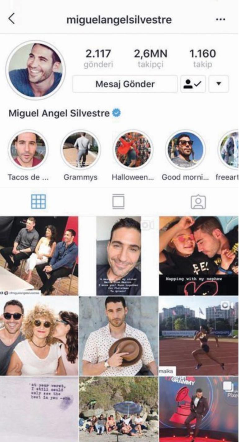 Ege Kökenli ile Sense8 yıldızı Miguel Angel instagramdan takipleşti - Resim: 1