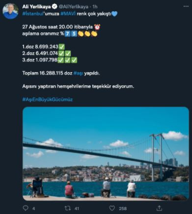 Covid-19 Aşı Haritası: İstanbul Mavi Renge Döndü - Resim: 1