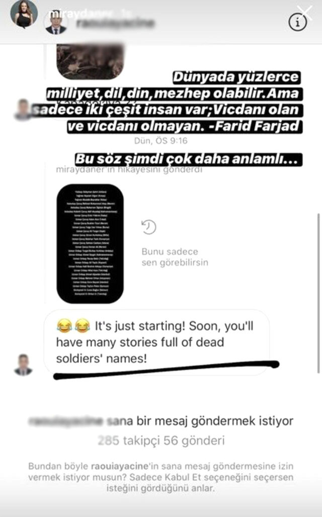 Miray Daner'den rejim yanlısı Suriyeli'ye insanlık dersi - Resim: 1