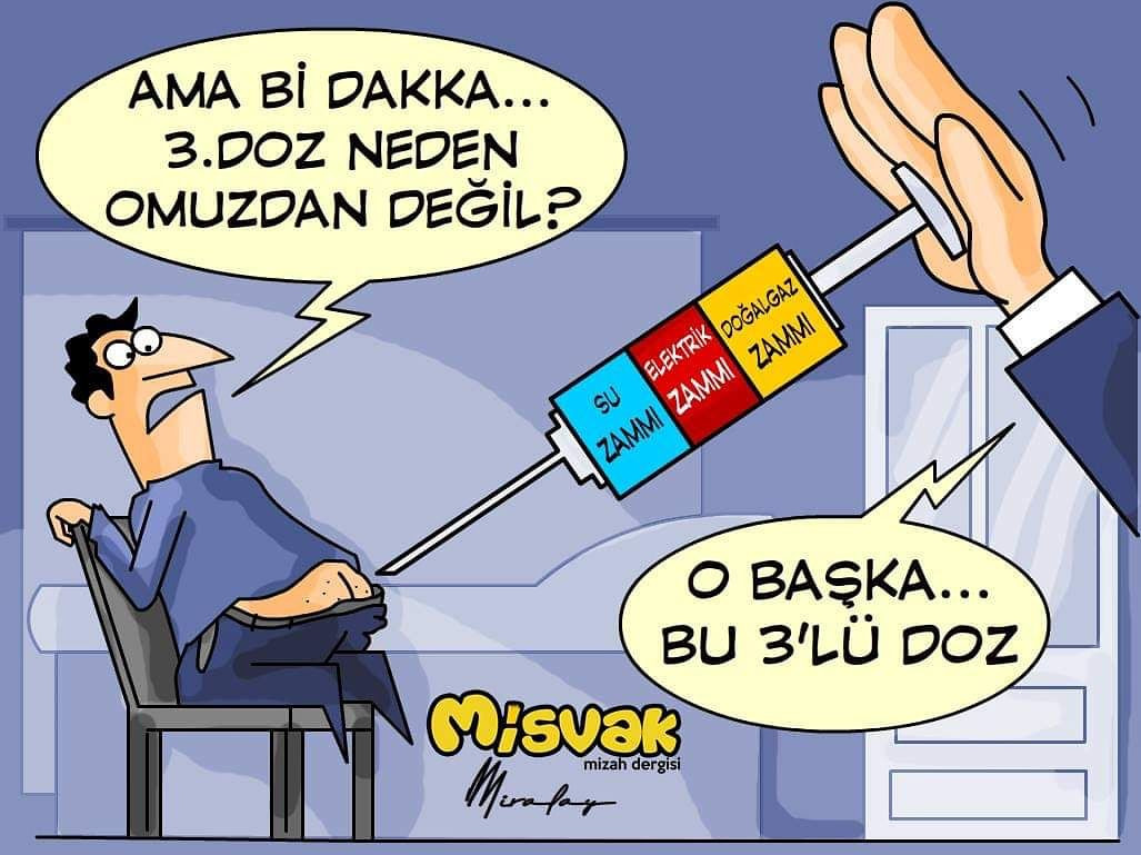 AKP'ye Yakınlığıyla Bilinen Misvak'tan Zamlara Tepki Gösteren Karikatür - Resim: 1