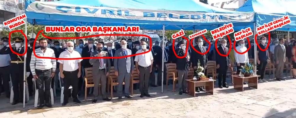 30 Ağustos'ta Protokole Garnizon Komutanı Yerine AKP’liler Oturtuldu - Resim: 1