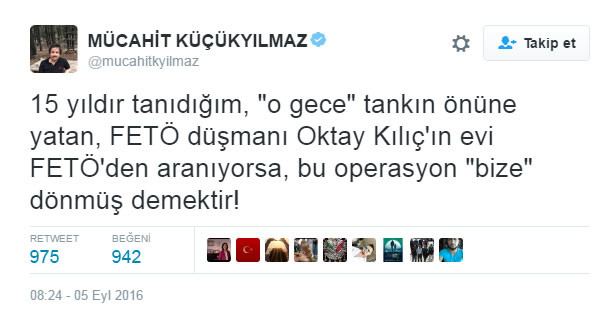 Erdoğan'a yakın isim: FETÖ operasyonu bize döndü.. - Resim: 1