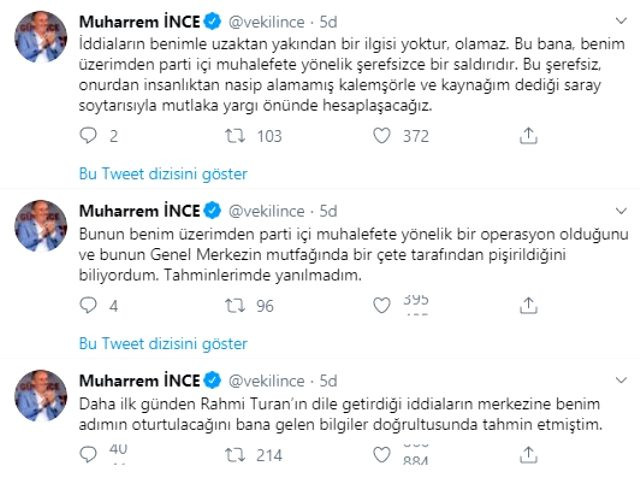 Muharrem İnce: CHP’deki bir çetenin şerefsizce bir saldırısı - Resim: 1