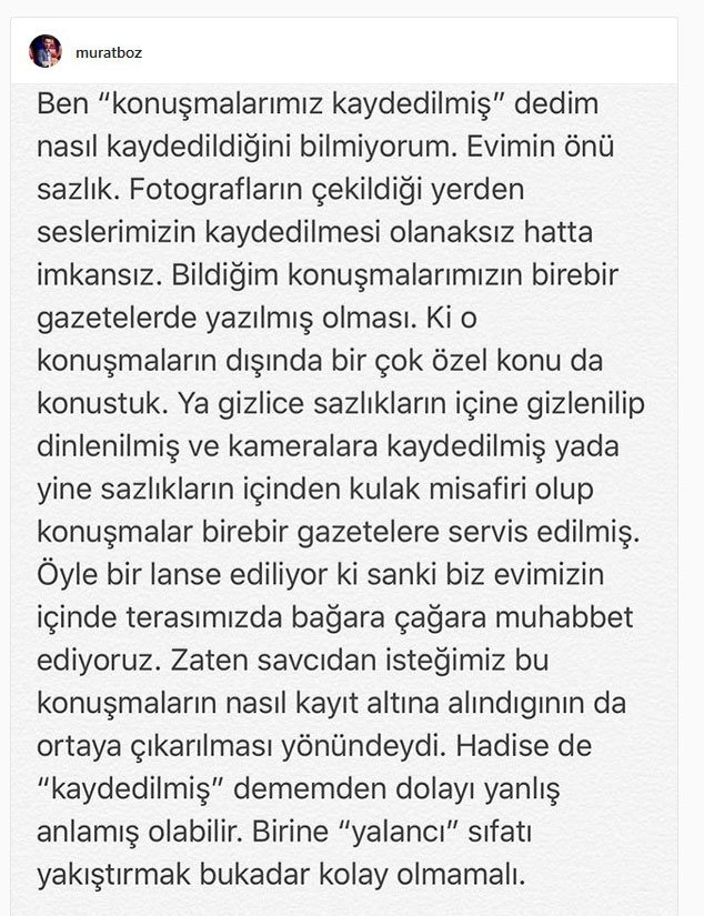 Murat Boz dinleme haberlerine isyan etti, Hadise’yi yalanladı - Resim: 1