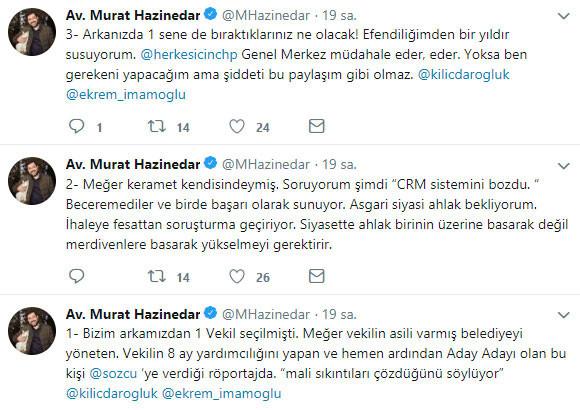 Murat Hazinedar'dan CHP'ye büyük tehdit: Ya merkez müdahale eder ya da.. - Resim: 2
