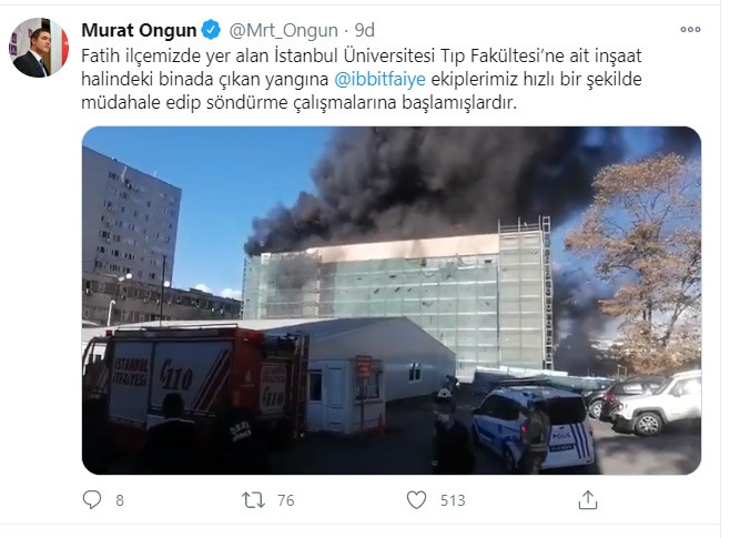 Son dakika: Çapa Tıp Fakültesi'nde korkutan yangın - Resim: 1