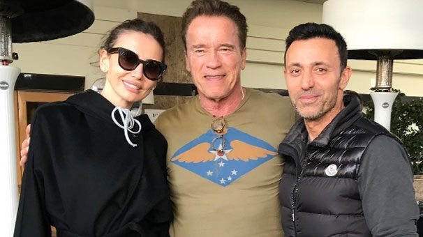 Mustafa Sandal Arnold Schwarzenegger'li bir fotoğraf paylaştı - Resim: 1