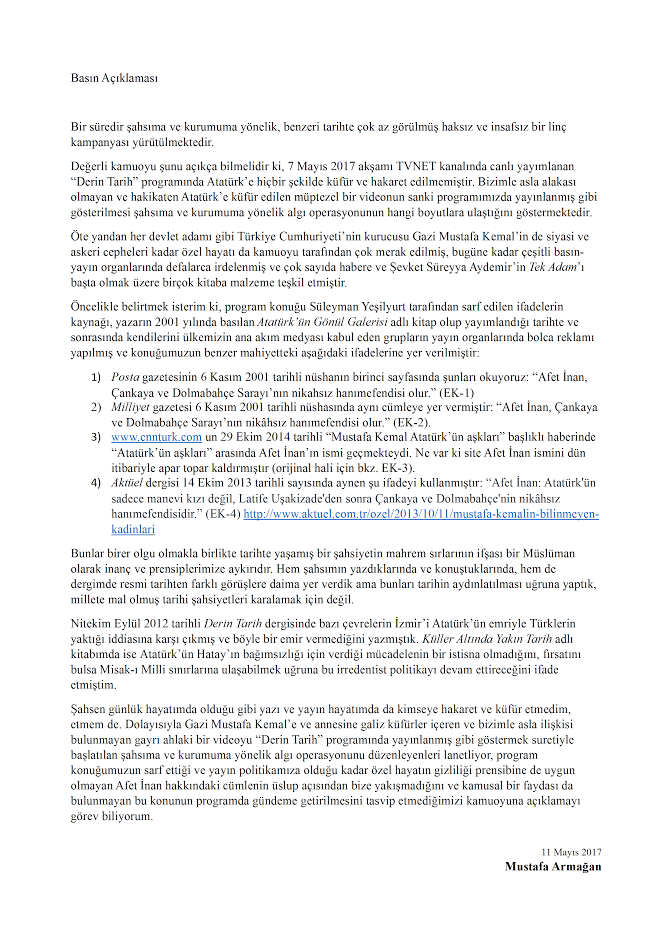 Mustafa Armağan bugün Yeni Şafak'ta neden köşe yazmadı? - Resim: 2