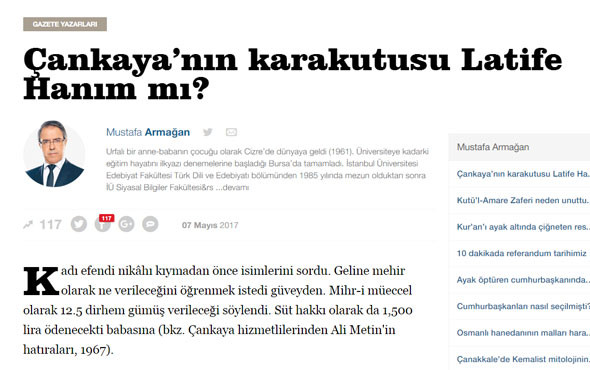 Mustafa Armağan bugün Yeni Şafak'ta neden köşe yazmadı? - Resim: 1